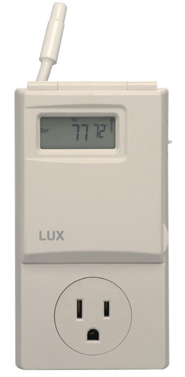 Lux Products Programmable Thermostat for AC and Space Heaters