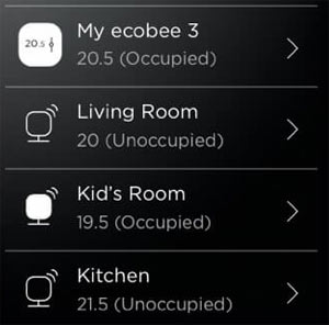 Room by Room control